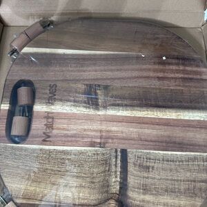 Wooden Serving Board with Handles